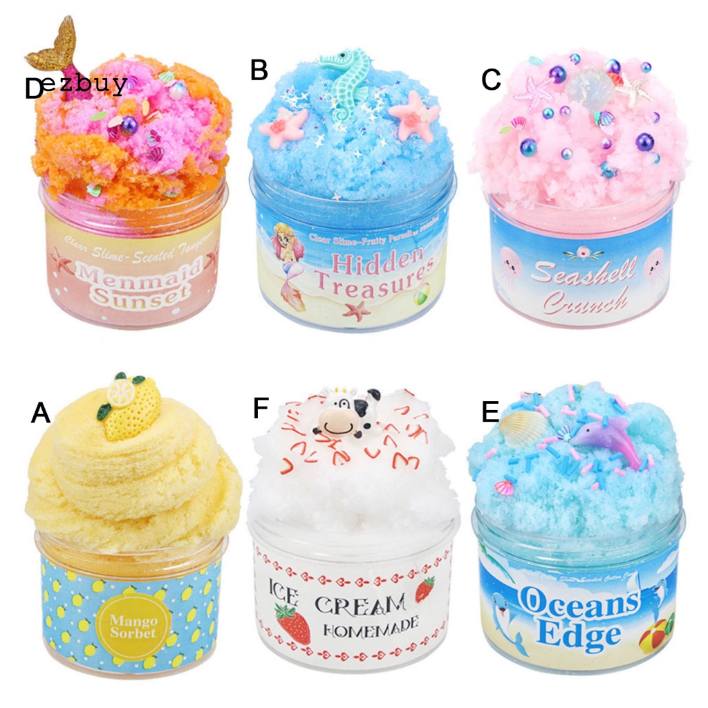 Đồ Chơi Slime Dạng Xé Chống Ăn Mòn Có Mùi Thơm Hình Động Vật Biển An Toàn Cho Bé Trai