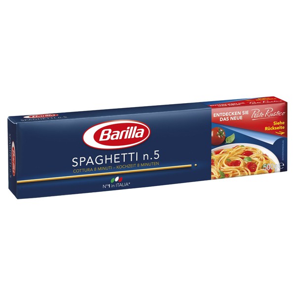 Mì ý Barilla hộp 500gr sợi No.5 dai ngon - M02