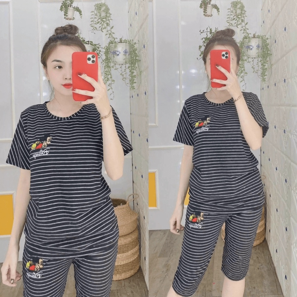 SET ĐỒ NỮ MẶC NHÀ THỜI TRANG CÁ TÍNH , NỮ TÍNH 2021 KOKO MI