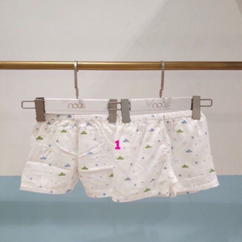 Set 2 quần đùi cộc Nous xô/petit cho bé trai bé gái