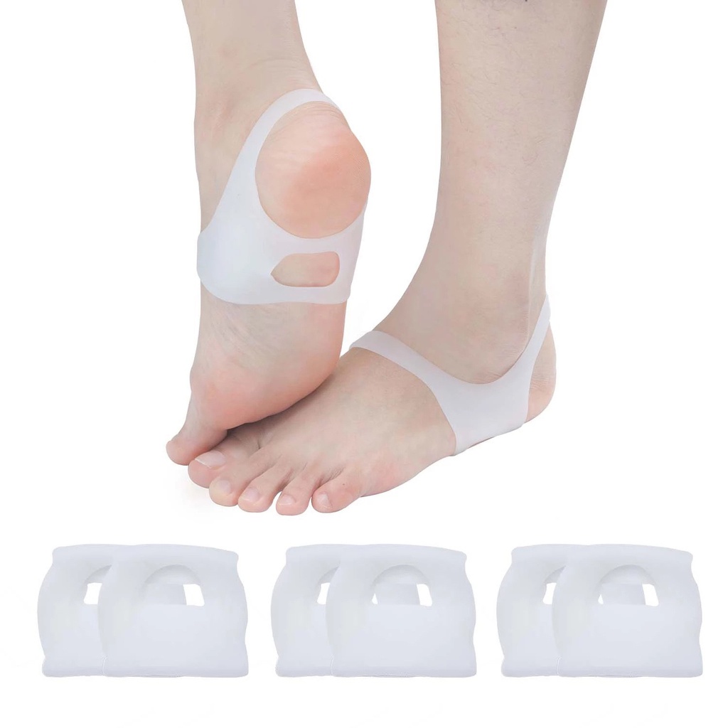 Miếng đệm bằng silicon gel mềm trong suốt hỗ trợ chỉnh hình bàn chân chất lượng cao
