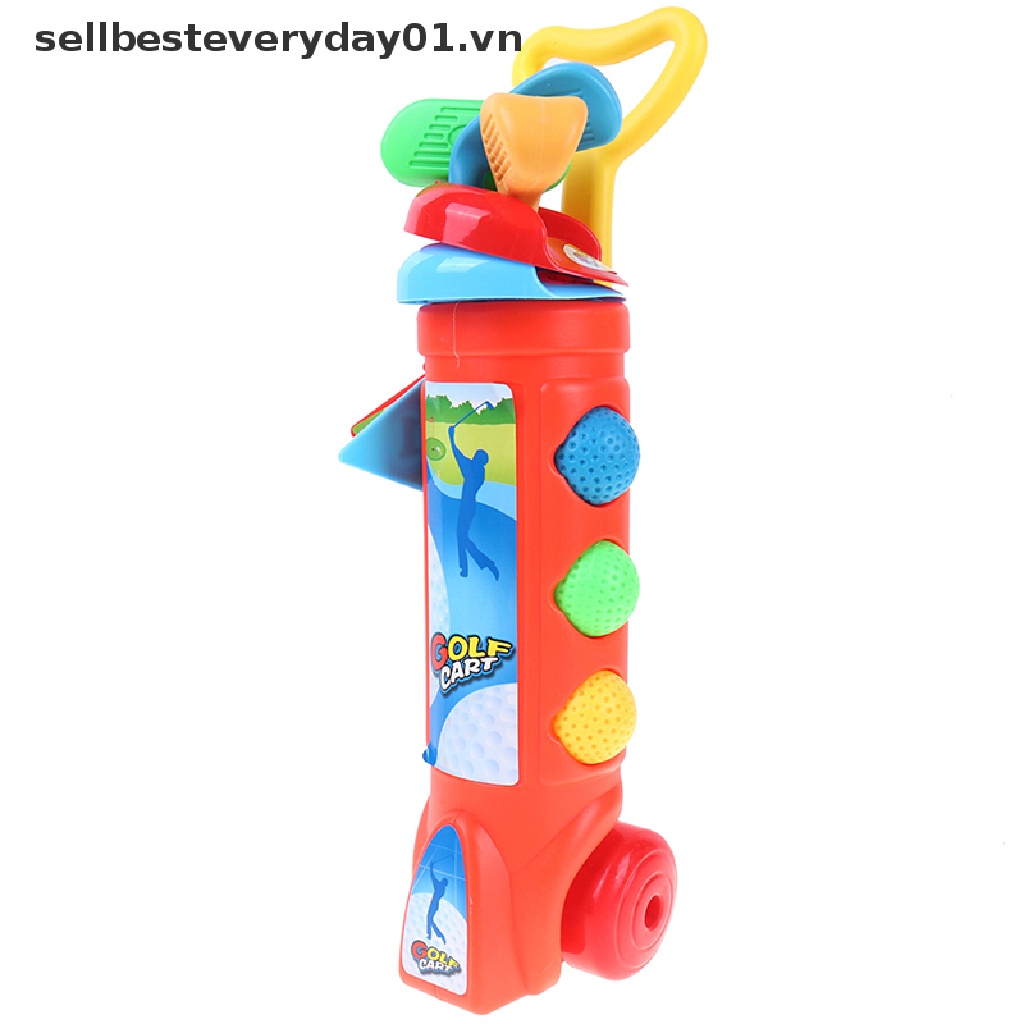 1 Bộ Đồ Chơi Đánh Golf Mini Bằng Nhựa Nhiều Màu Cho Bé (1 Tuổi)