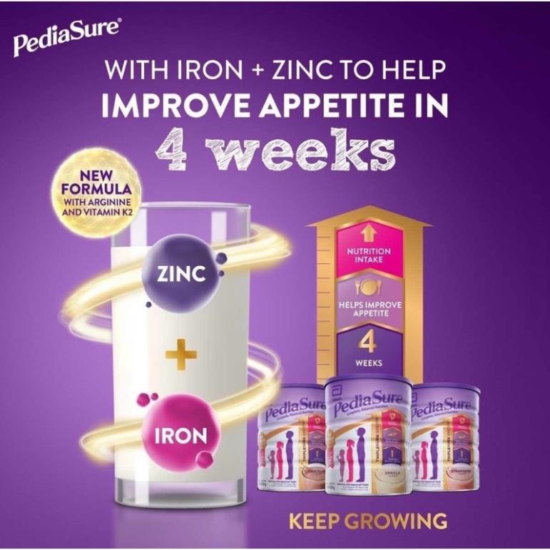 Sữa Pediasure Úc 850g mẫu mới