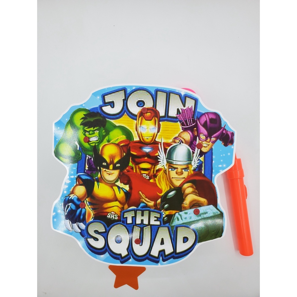 Đèn Lồng Trung Thu  - Đèn Nhựa Có Nhạc Biệt Đội Siêu Anh Hùng