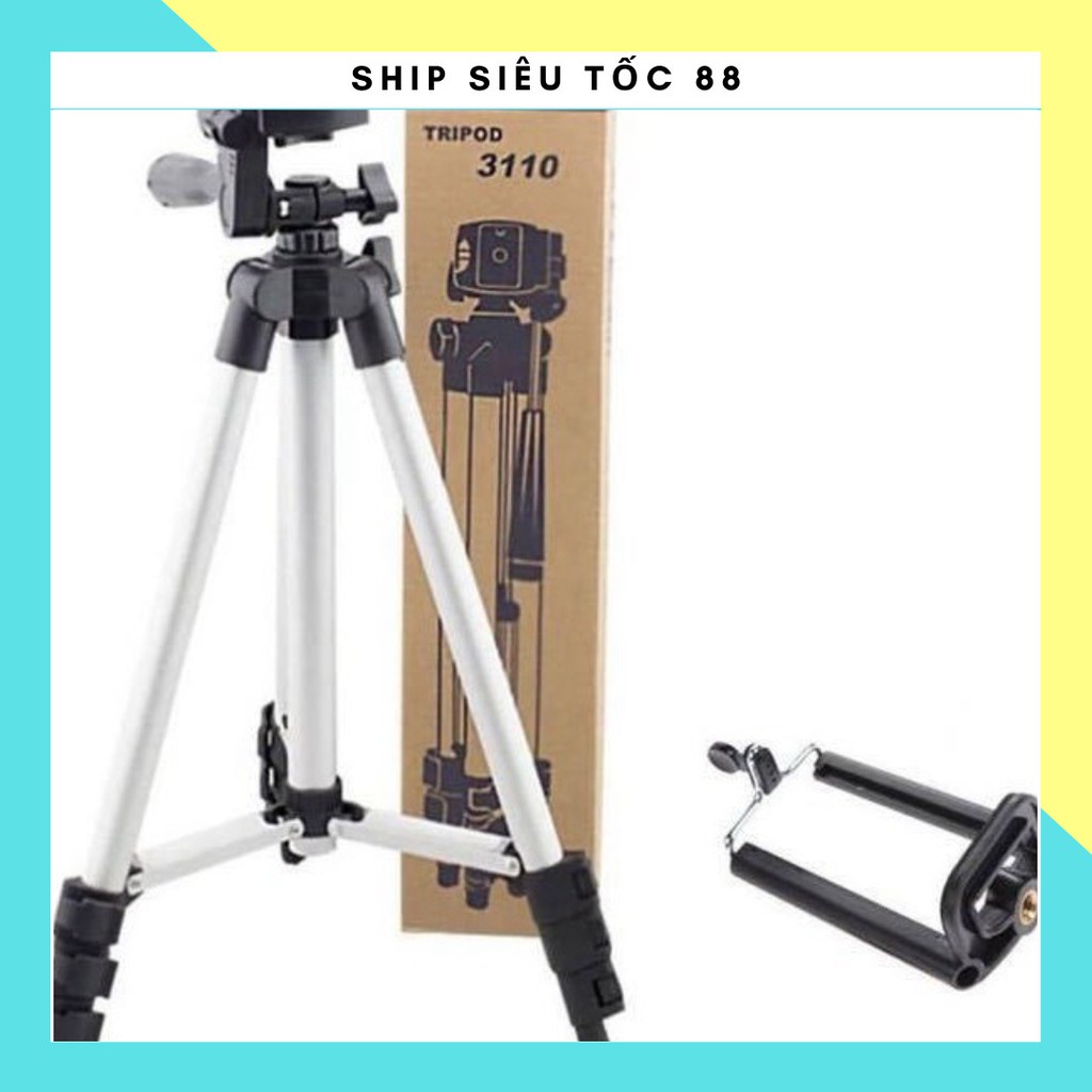 [⛔FREESHIP 50k⛔] BỘ 1 TRIPOD VÀ 1 GIÁ ĐỠ - GẬY LIVESTREAM 3 CHÂN CỰC HOT 88202 SHIP SIÊU TỐC