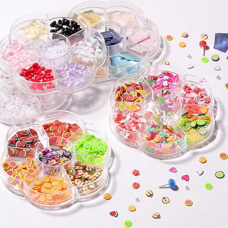 UR Sugar Phụ Kiện Trang Trí Móng Tay 3D DIY Hình Trái Cây Xinh Xắn