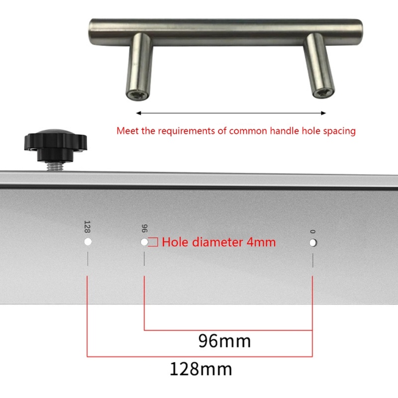 Tay Cầm Định Vị Khoan Lỗ Bỏ Túi Cho Ngăn Kéo Tủ Tiện Dụng