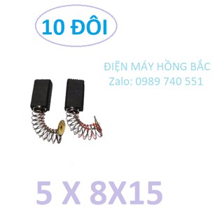 10 đôi chổi than 5x8 dùng cho máy khoan bê tông