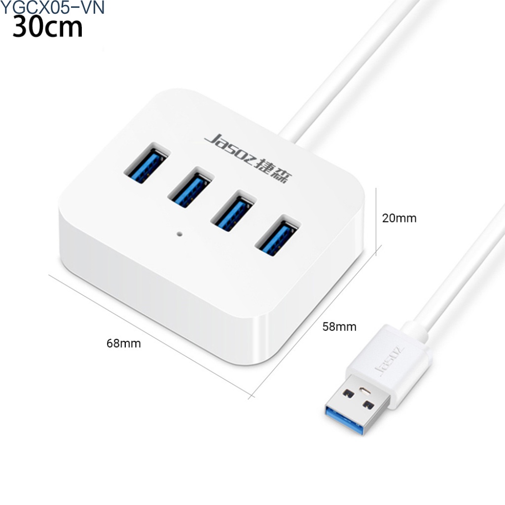 Bộ Chia 4 Cổng Usb 3.0 Jasoz F110 Cho Laptop Pc | BigBuy360 - bigbuy360.vn