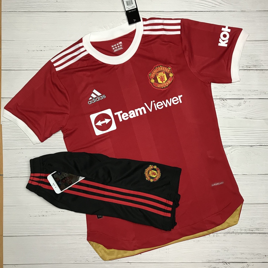 Áo Bóng Đá CLB Manchester United - Bộ Quần Áo Bóng Đá MU-Hàng Gai Chất Polyeste Thái Cao Cấp-Cam Kết 100% Y Hình