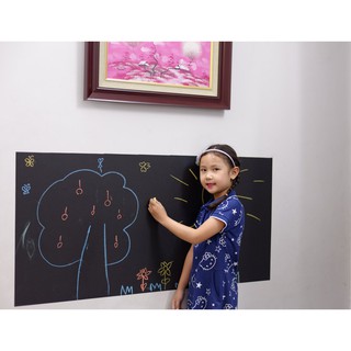 Decal bảng phấn dán tường dài 1,2m cao 0.5m