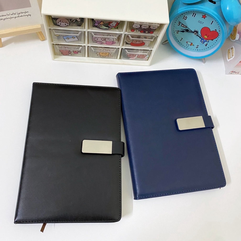 Số tay da ghi chép Notebook A5 DEPAI - kẻ ngang 100 trang -  A2515