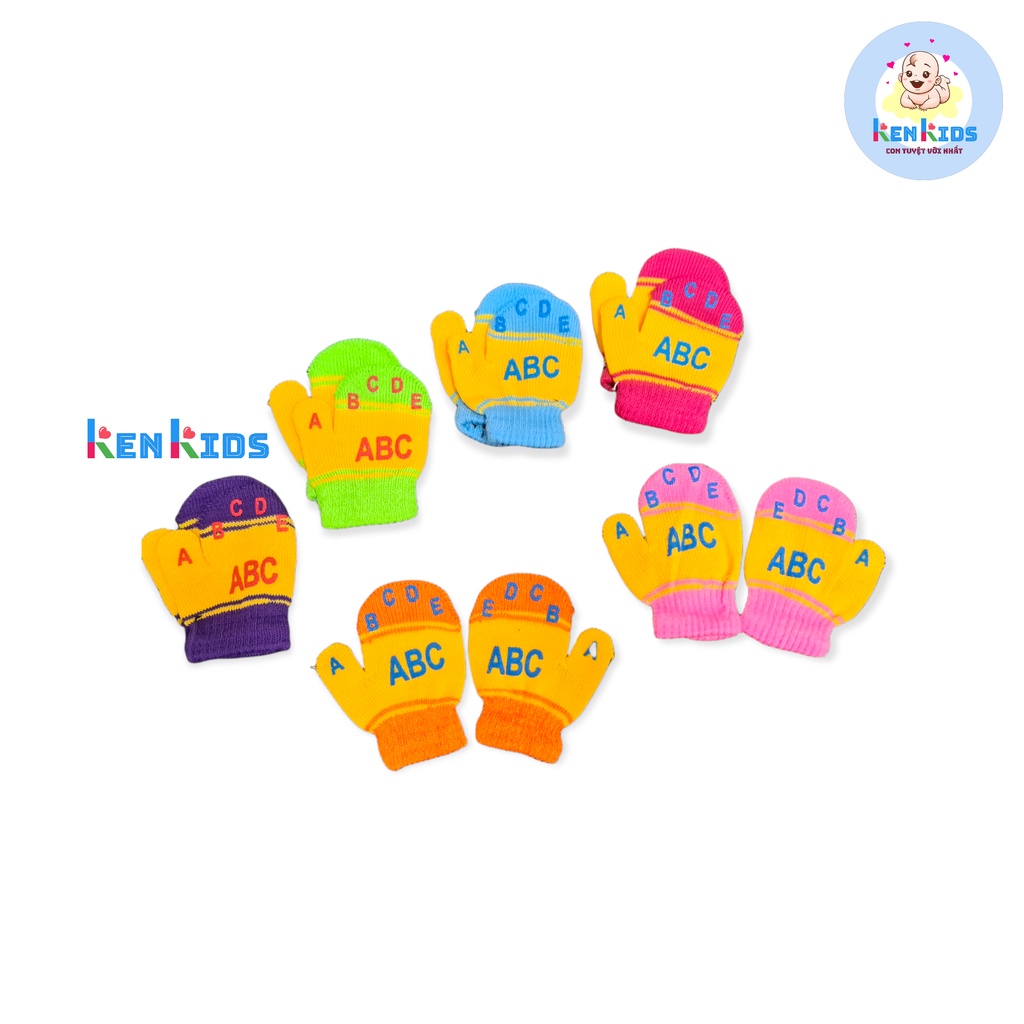 Set 5 đôi Găng tay / Bao tay len giữ ấm cho bé từ 0-2 tuổi
