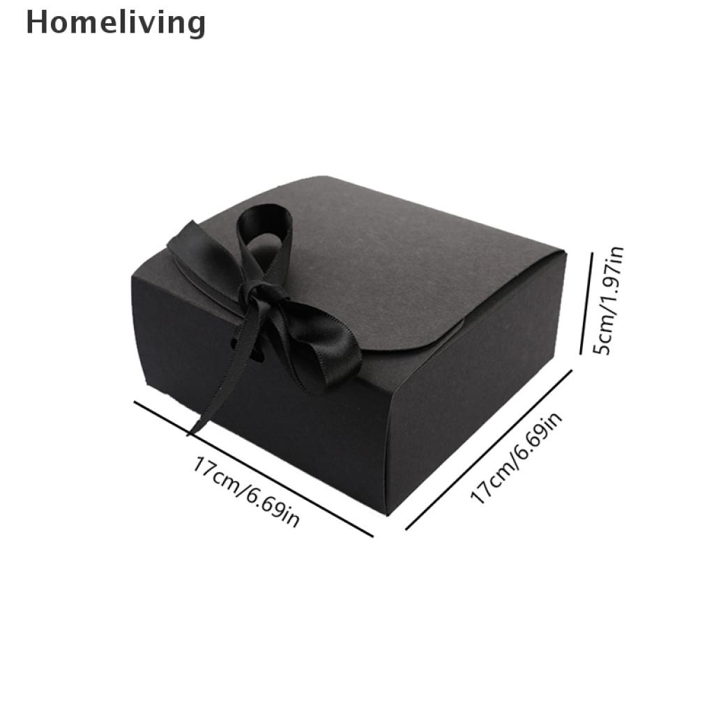 Hộp vuông đựng kẹo/quà tặng bằng giấy kraft cho lễ hội tiệc tùng