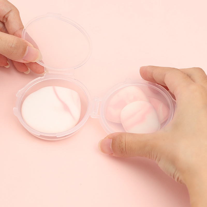 Set 4 Mút Tán Kem Nền Mini Siêu Mềm Nhiều Màu Sắc