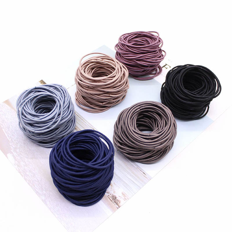 Túi 100 dây buộc tóc thời trang cho nữ