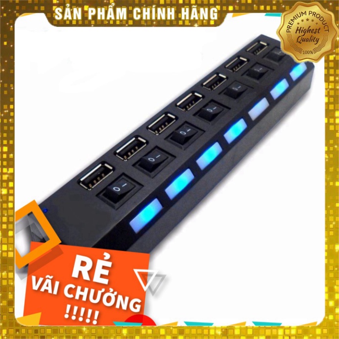 Hub USB 7 Port Có Công Tắc