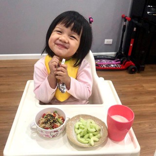 Ghế ăn dặm cho bé Glosby Babyhop kèm mặt bàn,ăn dặm kiểu nhật&BLW, 2 chế độ chân, cho bé từ 6 tháng
