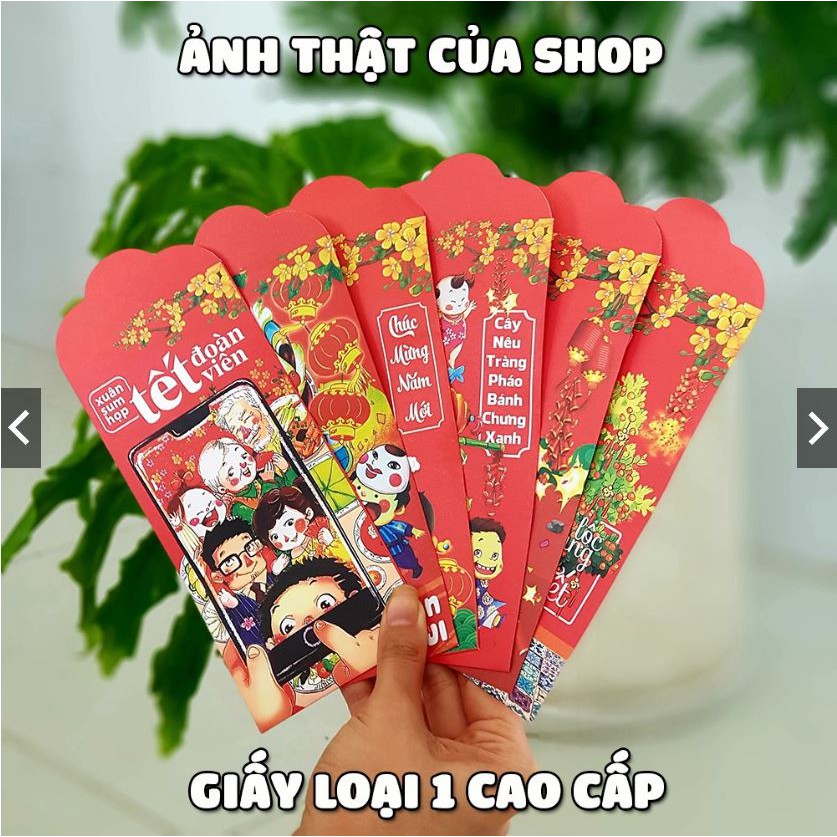 Bộ 240 Lì Xì Tết Đoàn Viên ( Chia Đều Các Mẫu )