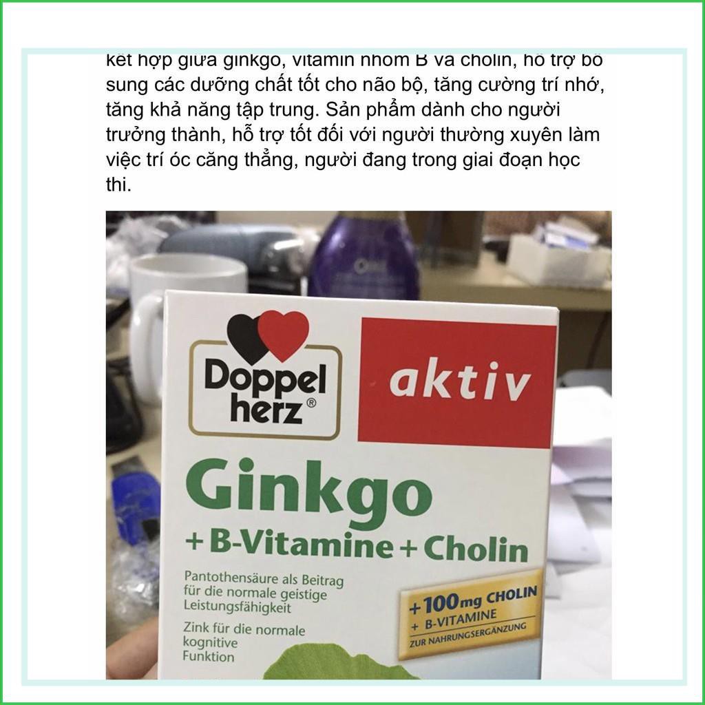 (hàng Đức) sản phẩm hộp bổ não Ginkgo Doppel Herz