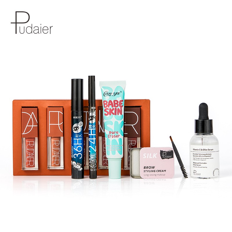 Bộ mỹ phẩm 7 món PUDAIER dùng trang điểm 350g