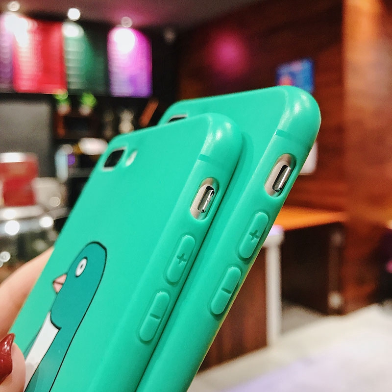 Ốp điện thoại TPU mềm in hình thú hoạt hình đáng yêu cho iPhone 6 6S 7 8 6plus 6Splus 7Plus 8Plus X XR XS XSMAX | BigBuy360 - bigbuy360.vn