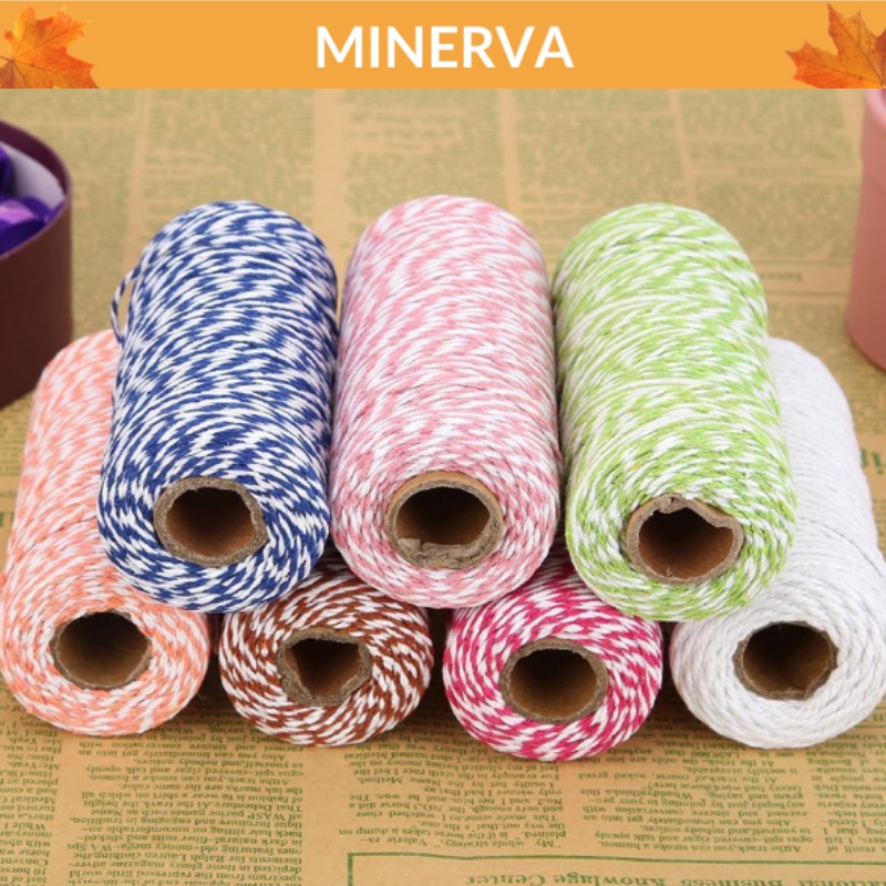 5 mét Dây cotton nhiều màu sắc chuyên dụng làm đồ thủ công - dây buộc hộp quà tặng