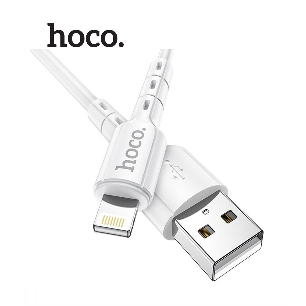 Cáp sạc 2.4A Hoco DU01 dây TPE siêu bền truyền dữ liệu nhanh chóng cho 6/7/8 dài 1.5M