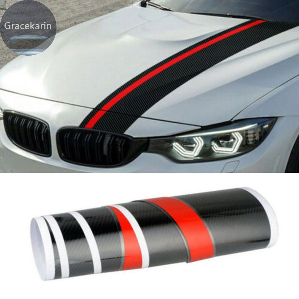 Cuộn đề can dán nắp capo xe hơi thay thế tiện lợi kích thước 140cmx18cm