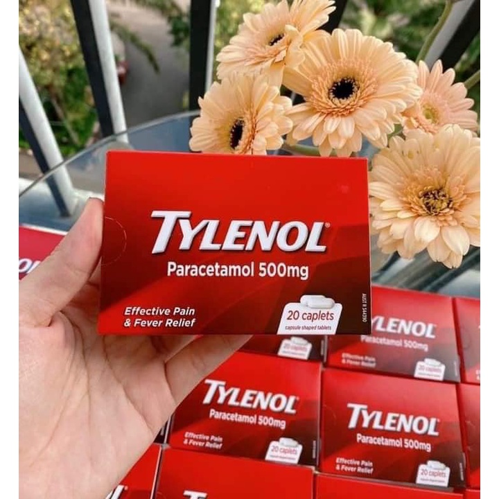 VIÊN UỐNG TYLENOL PARACETAMOL ÚC 20 VIÊN - HÀM LƯỢNG 5000MG