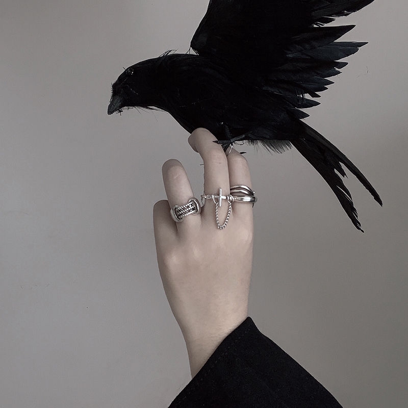 Nhẫn Thiết Kế Chéo Kiểu Dáng Đơn Giản 22015