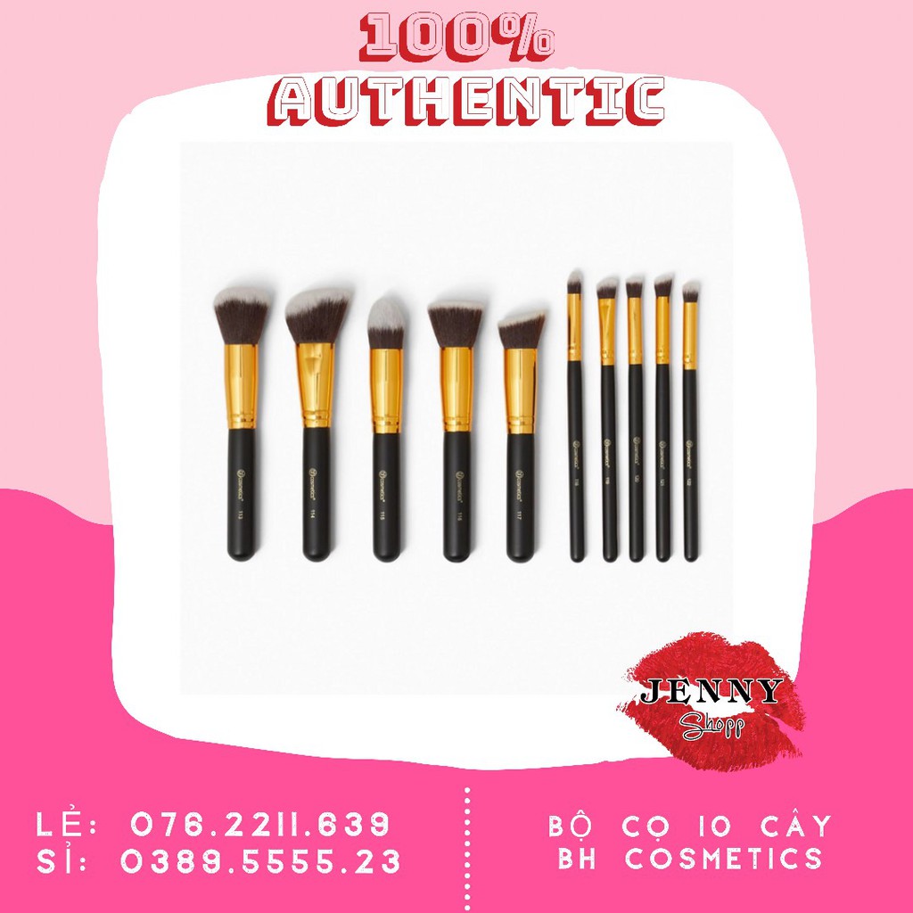 TÁCH LẺ BỘ CỌ 10 CÂY BH COSMETICS SCULPT AND BLEND BRUSH SET 1 VÀ 2