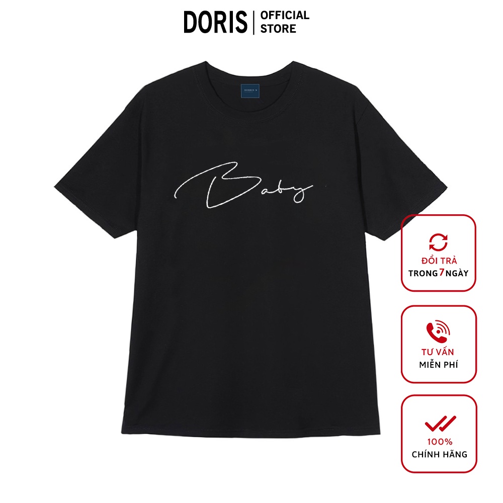 Áo phông thiết kế BABY NEW 100% cotton trẻ trung hiện đại năng động DORRIS N