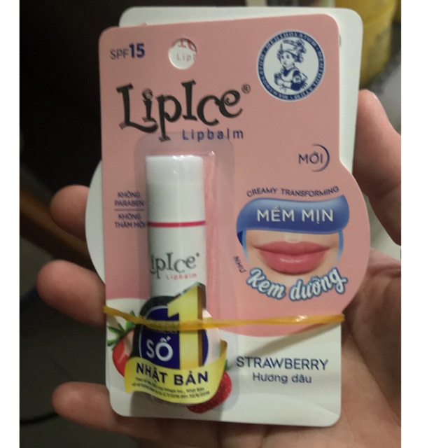 Son dưỡng không màu chuyển kem mịn Lipice Creamy