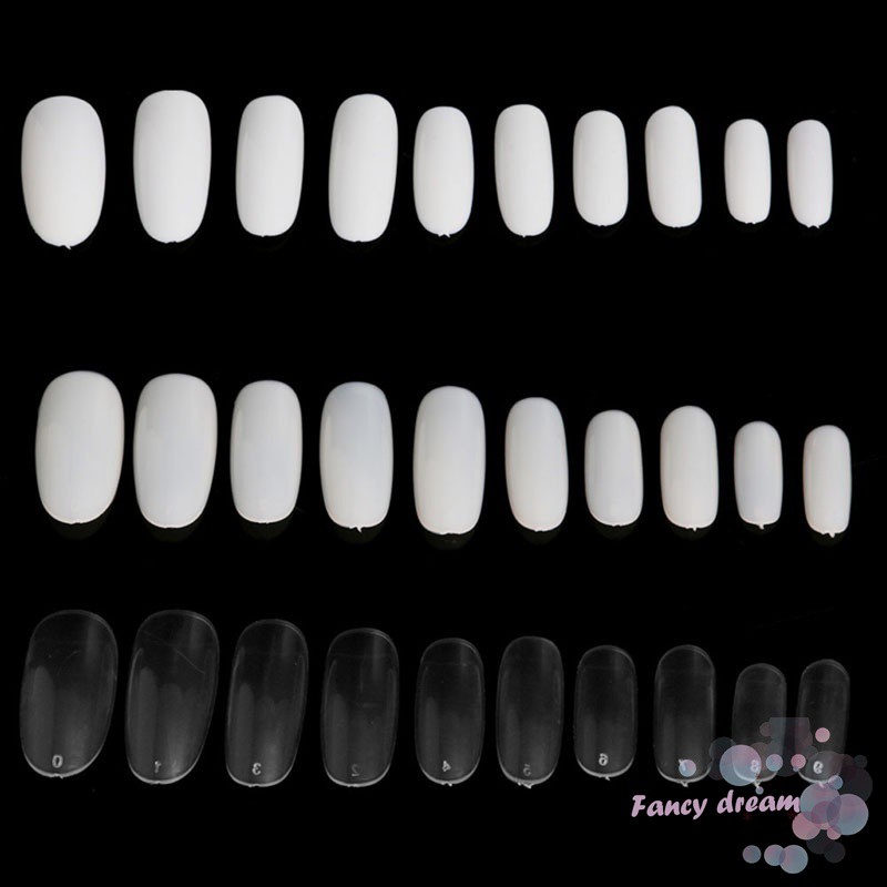 Set 500 móng giả chuyên dùng trong trang trí móng nghệ thuật