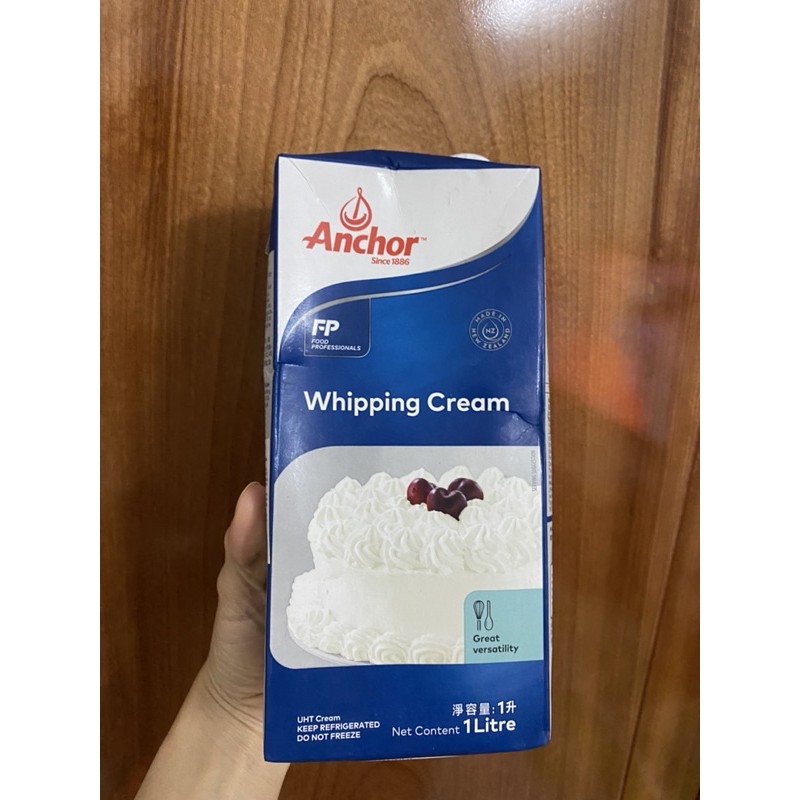 Kem sữa Whipping cream Anchor 1 lít ( chỉ giao hỏa tốc)