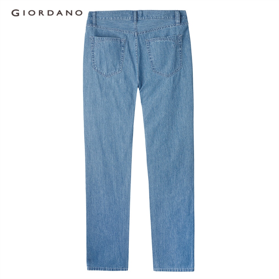 Quần jean dài GIORDANO 13111011 100% cotton thiết kế tinh tế thời trang cho nam