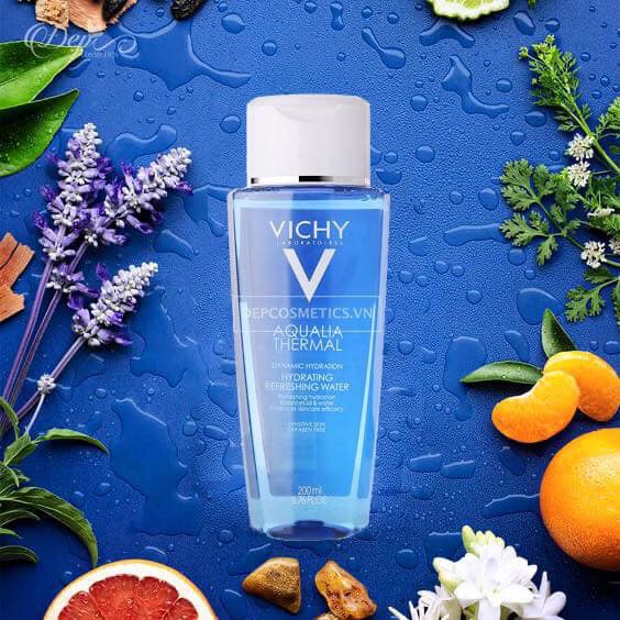 NƯỚC HOA HỒNG VICHY AQUALIA THERMAL HYDRATING REFRESHING WATER 200ML CHÍNH HÃNG - 6718