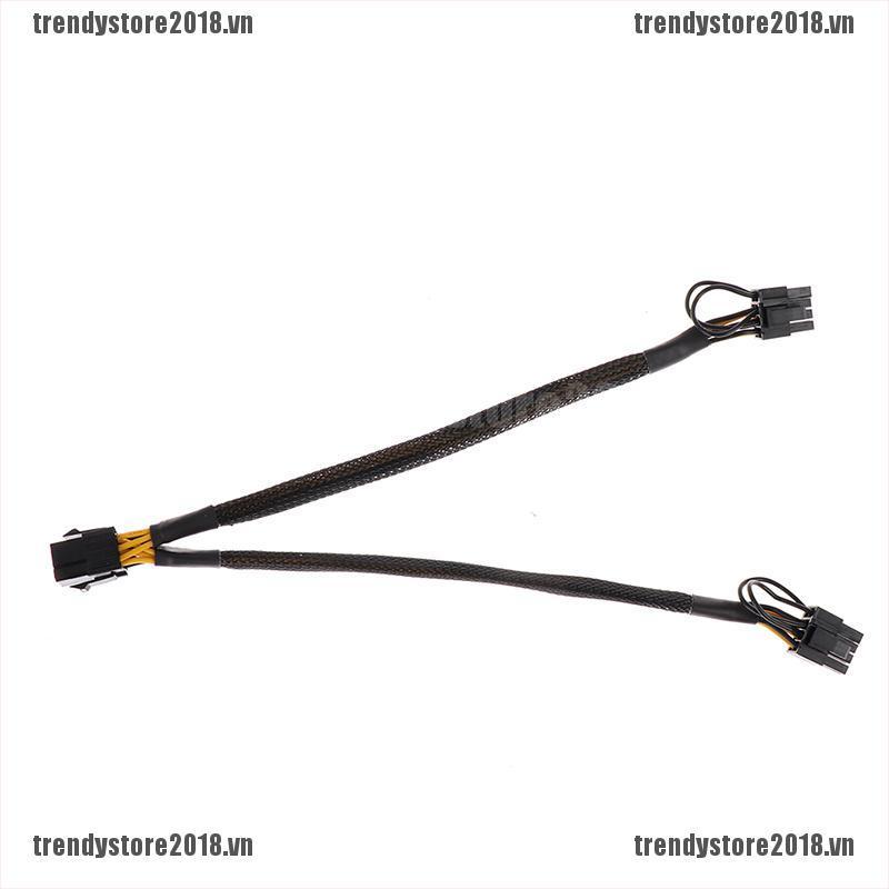 Card Đồ Họa Pci-E 6pin Female Sang Dual 8pin (6 + 2) | BigBuy360 - bigbuy360.vn