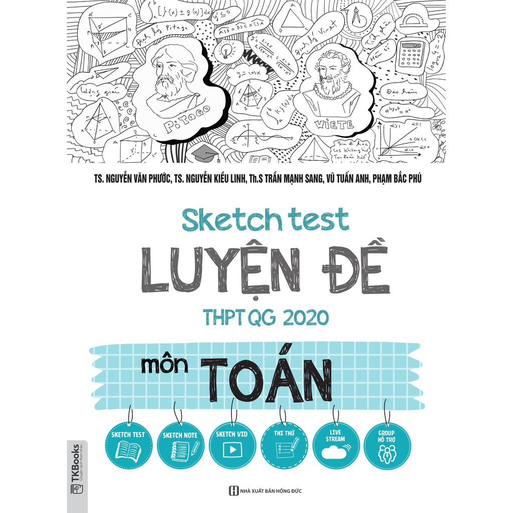 Sách - Combo Luyện Thi Khối A: Sketch Test Luyện Đề THPT QG 2020 Môn Toán, Vật Lí, Hóa Học