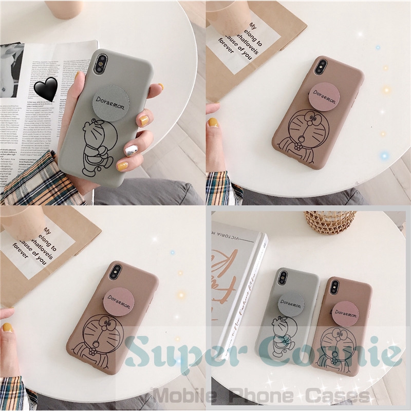 Ốp điện thoại in hình Doraemon dành cho iPhone 6s 6 7 8 Plus X XS Max XR