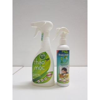Combo thảo mộc diệt trừ côn trùng 1 chai đặc biệt hương chanh+ 1 chai hương quế