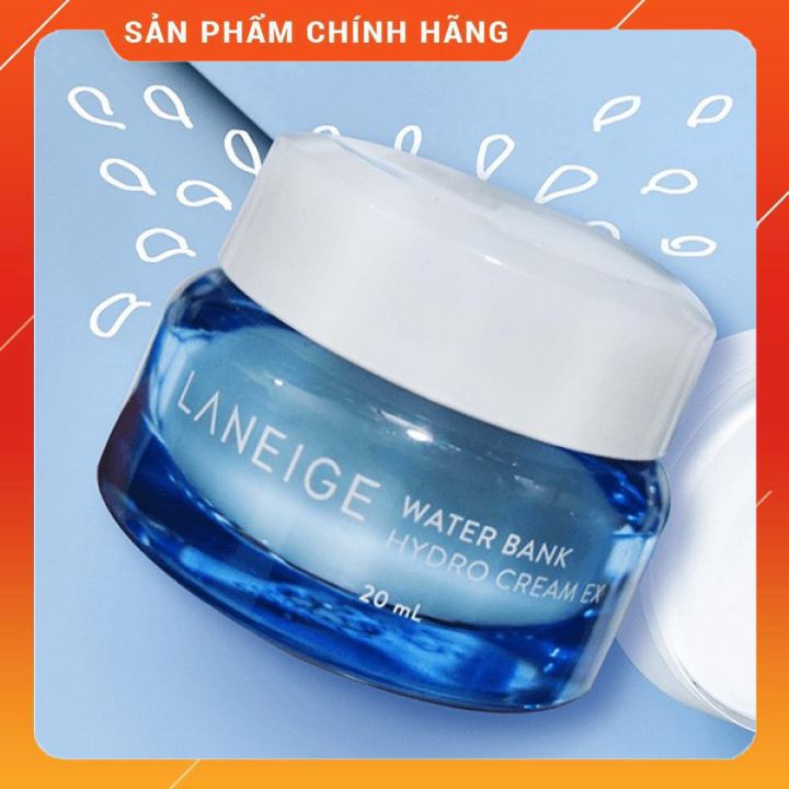 [ Chính Hãng] Kem Dưỡng Ẩm Laneige Water Bank Hydro cream ex mẫu mới 2021 20ml