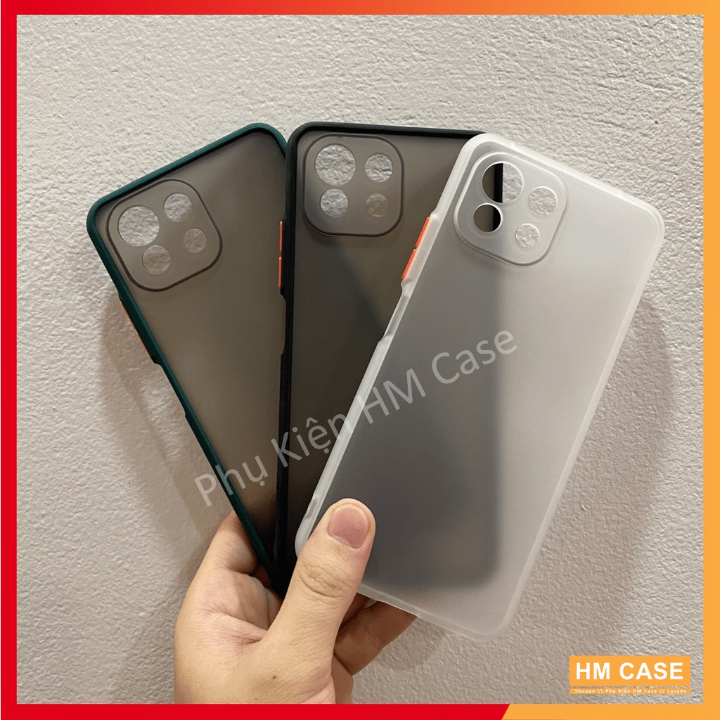 Ôp Lưng Phantom Xiaomi Mi 11 Lite NE , Mặt lưng nhám có bảo vệ camera, Viền cao su