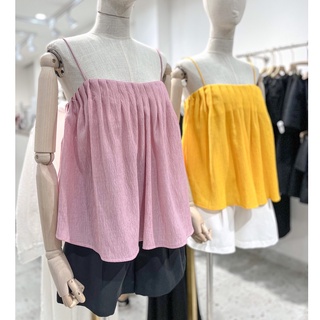 Áo hai dây xếp ly chất tơ , Peace House Clothing