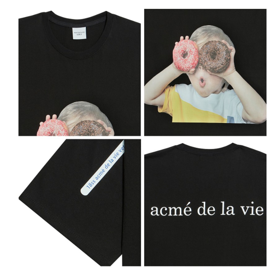 Áo thun tee adlv unisex DONUT. Full tag, túi original. Tee acme de la vie in hình bánh donut. Allen FashionShop | BigBuy360 - bigbuy360.vn