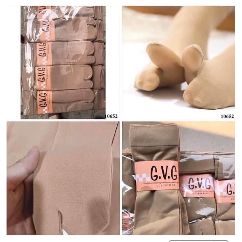 ( 1 đôi) tất/vớ da chân dày dặn chống nắng, ngăn tia uv, bảo vệ da chân. Dài qua mắt cá 10cm