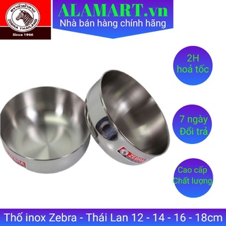 Tô chén inox 12cm - 14cm - 16cm - 18cm zebra -thái lan