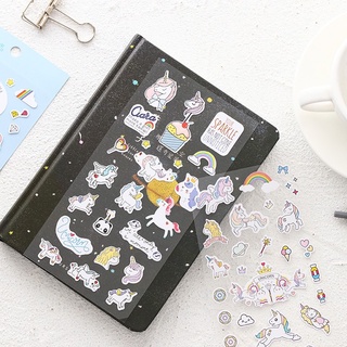 [Tặng mã 50k] Sticker/Nhãn dán hoạt hình handmade Ngựa Pony dùng trang trí sổ lưu niệm phong cách Hàn Quốc