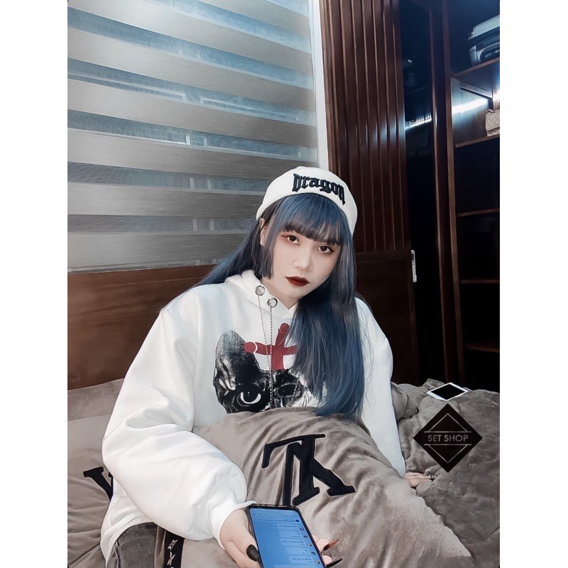 Hoodie mèo Ai Cập double chain | BigBuy360 - bigbuy360.vn